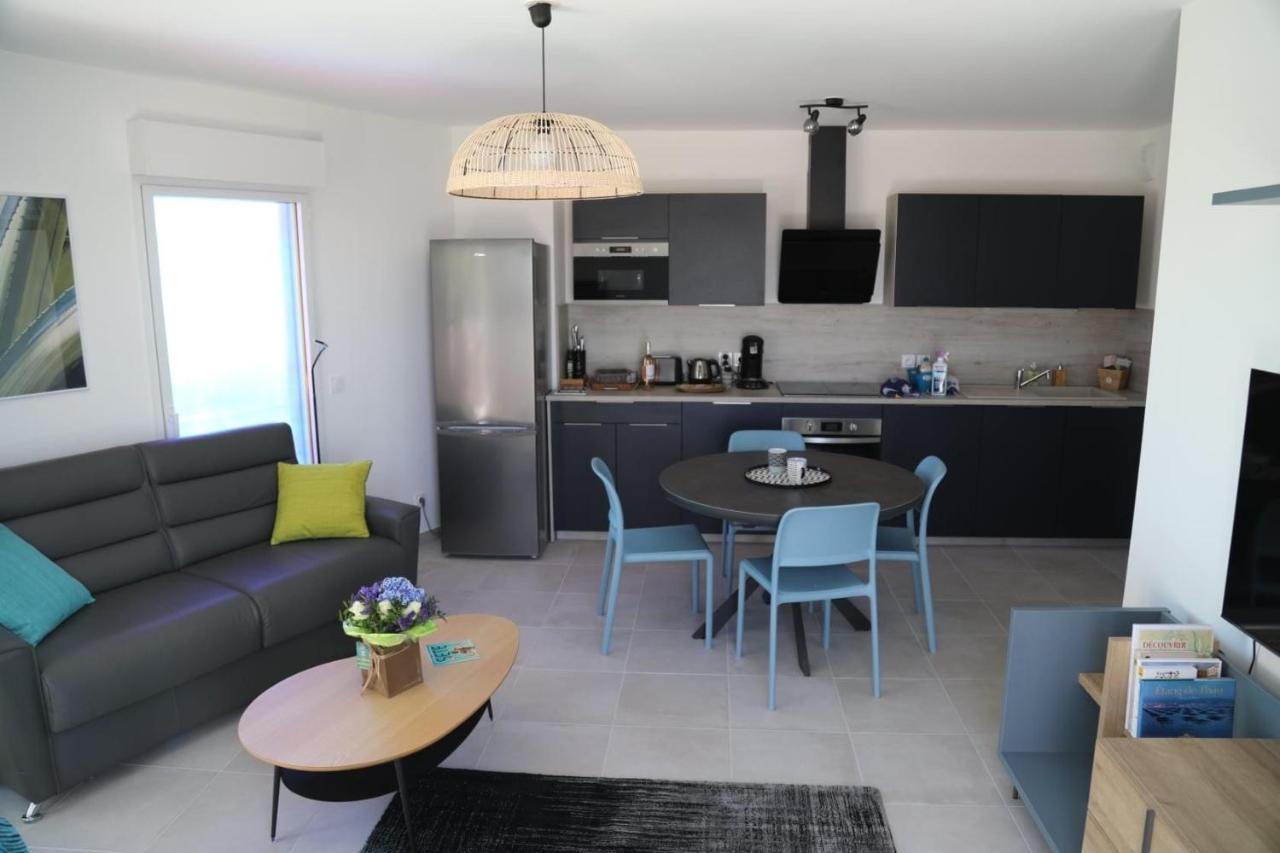 Blue Note -4 Etoiles-Terrasse Vue-2 Parking Apartment Баларюк-ле-Бен Екстериор снимка