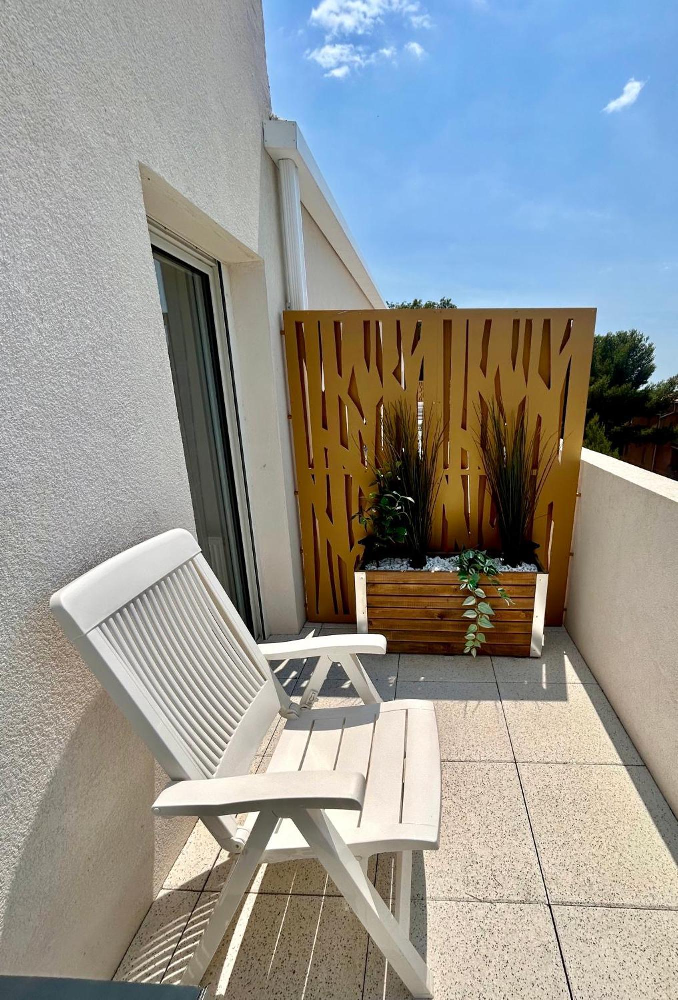 Blue Note -4 Etoiles-Terrasse Vue-2 Parking Apartment Баларюк-ле-Бен Екстериор снимка